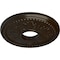 Ekena Millwork Tirana Ceiling Medallion (Fits Canopies up to 4 3/4"), 13 7/8"OD x 3 3/4"ID x 1 1/4"P, Bronze CM13TIBZS - alternate 2